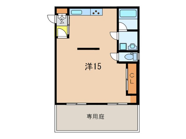 尾関コーポの物件間取画像